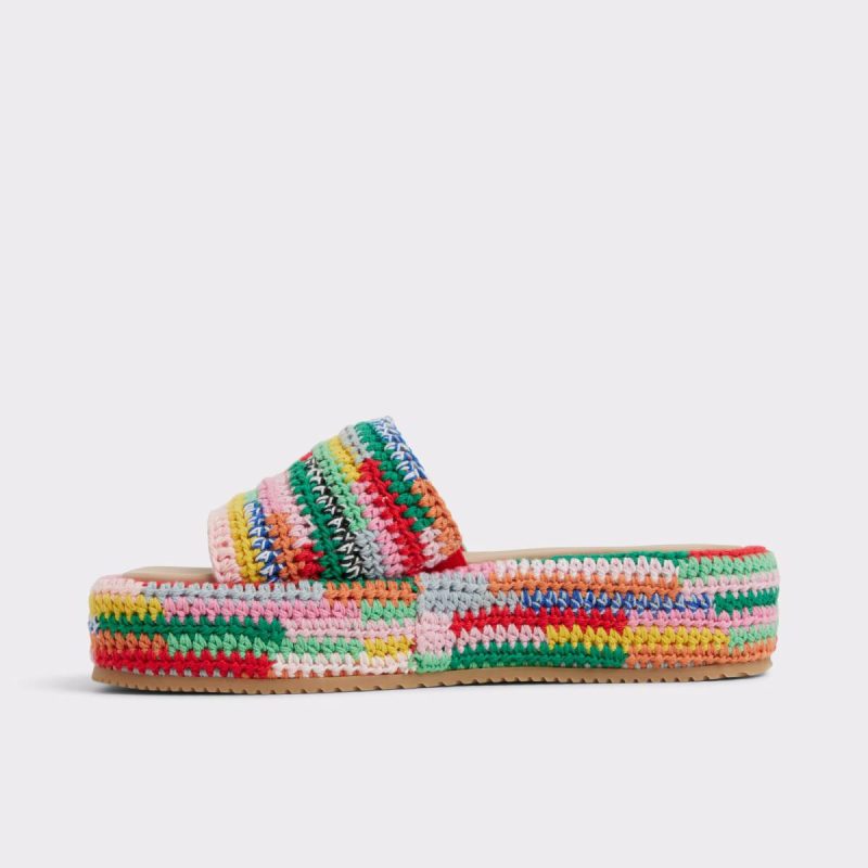 Sandals Bright Multi Women Aldo Bohemina Bright Multi Women's Platform Sandals - Image 3