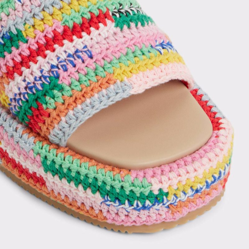 Sandals Bright Multi Women Aldo Bohemina Bright Multi Women's Platform Sandals - Image 5