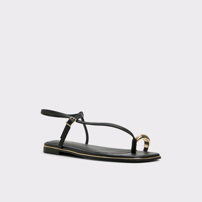 Sandals Jomalina Black Women's Flat Sandals Aldo Black Women - Image 4
