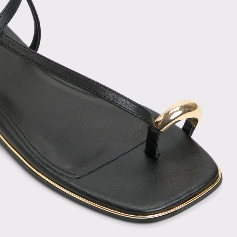 Sandals Jomalina Black Women's Flat Sandals Aldo Black Women - Image 5