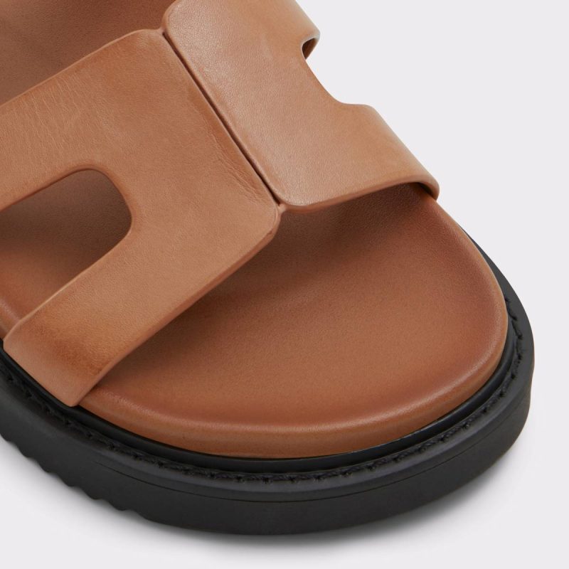 Sandals Mariella Medium Brown Women's Footbed Sandals Medium Brown Aldo Women - Image 5