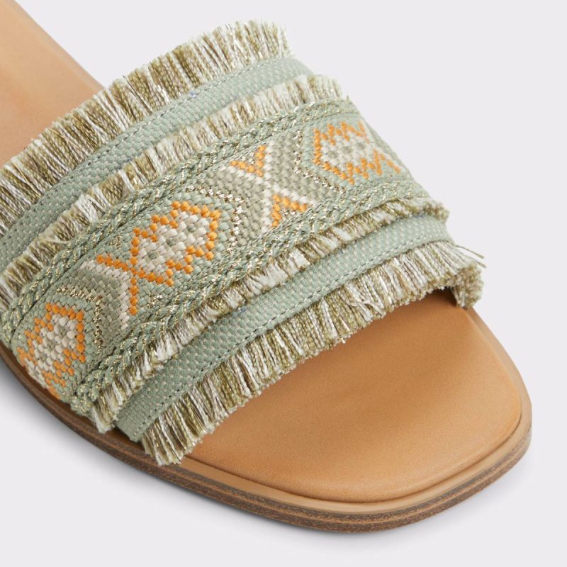 Sandals Nalani Other Green Women's Flat Sandals Women Other Green Aldo - Image 5