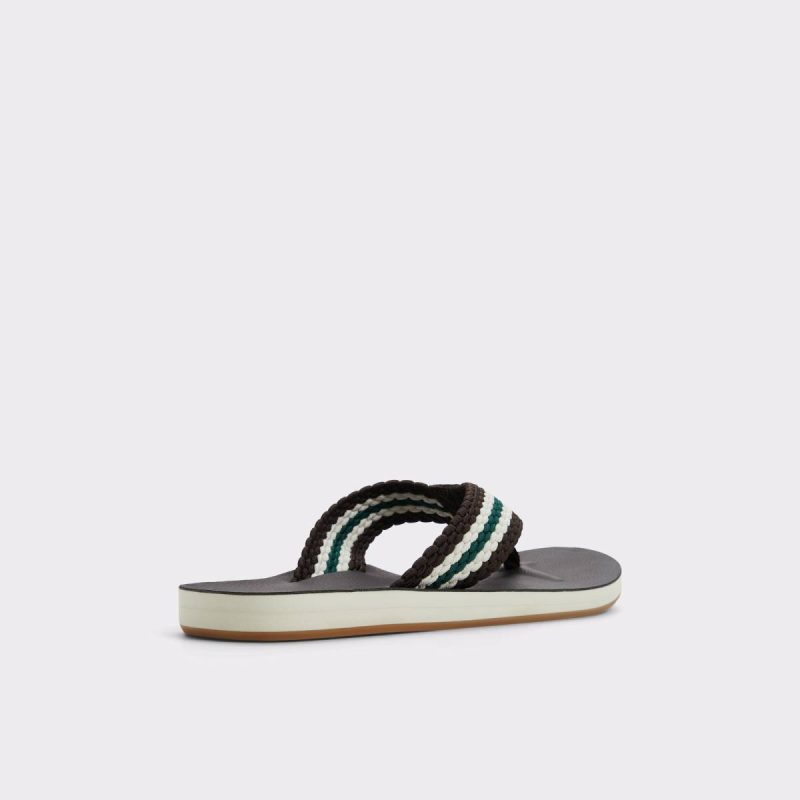 Sandals & Slides Adede Dark Brown Men's Flip Flops Dark Brown Aldo Men - Image 2