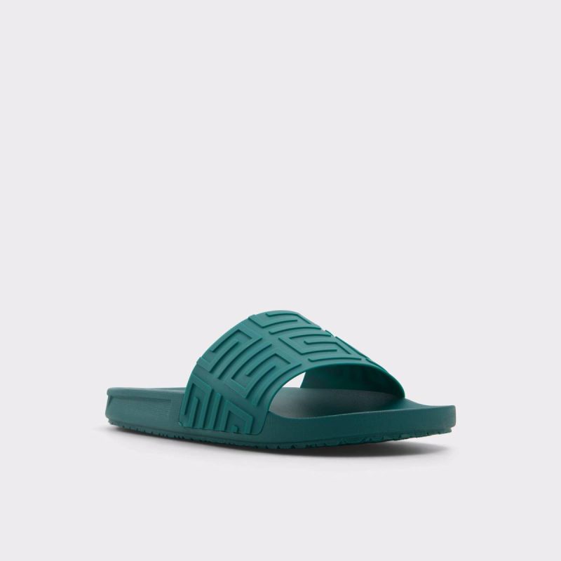 Sandals & Slides Atrani Green Men's Slides Green Men Aldo - Image 4