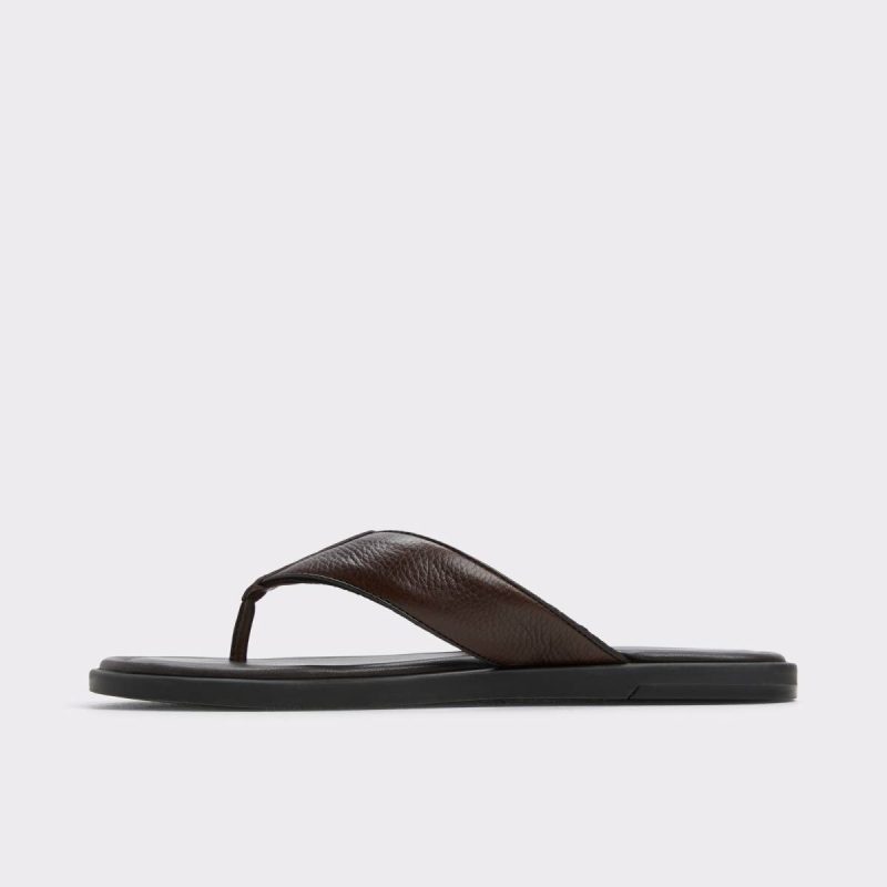 Sandals & Slides Men Tazzo Dark Brown Men's Flip Flops Dark Brown Aldo - Image 3