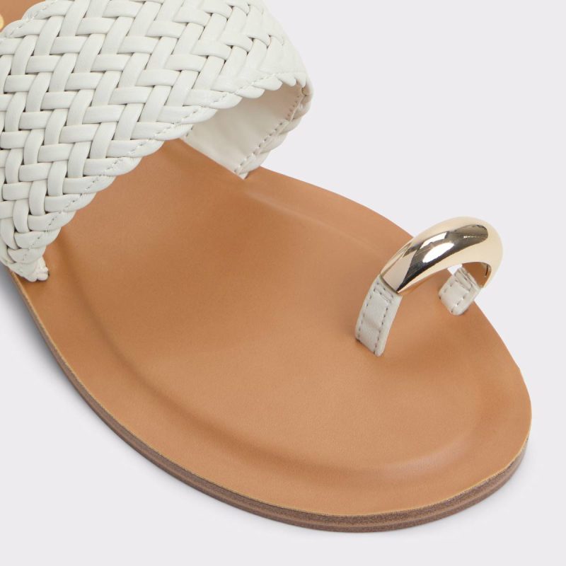 Sandals Women Aldo White/Bone Beachwalk White/Bone Women's Travel Essentials - Image 5