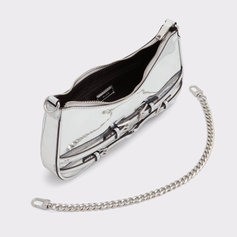 Silver Aldo Women Jaymeex Silver Women's Shoulder Bags Shoulder Bags - Image 3
