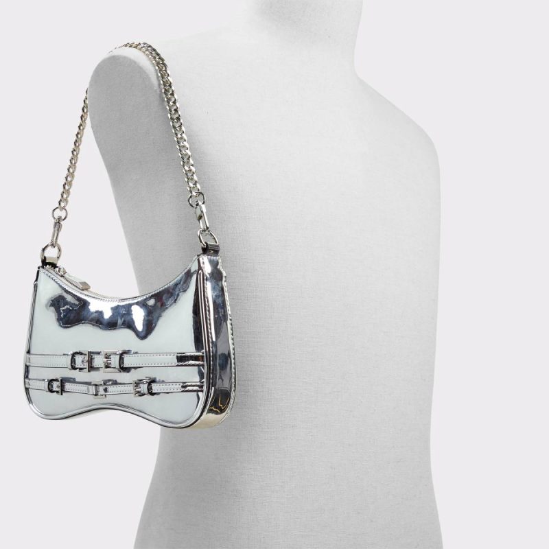 Silver Aldo Women Jaymeex Silver Women's Shoulder Bags Shoulder Bags - Image 5