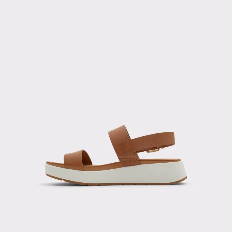 Silyia Dark Beige Women's Sandals Women Aldo Dark Beige Sandals - Image 3
