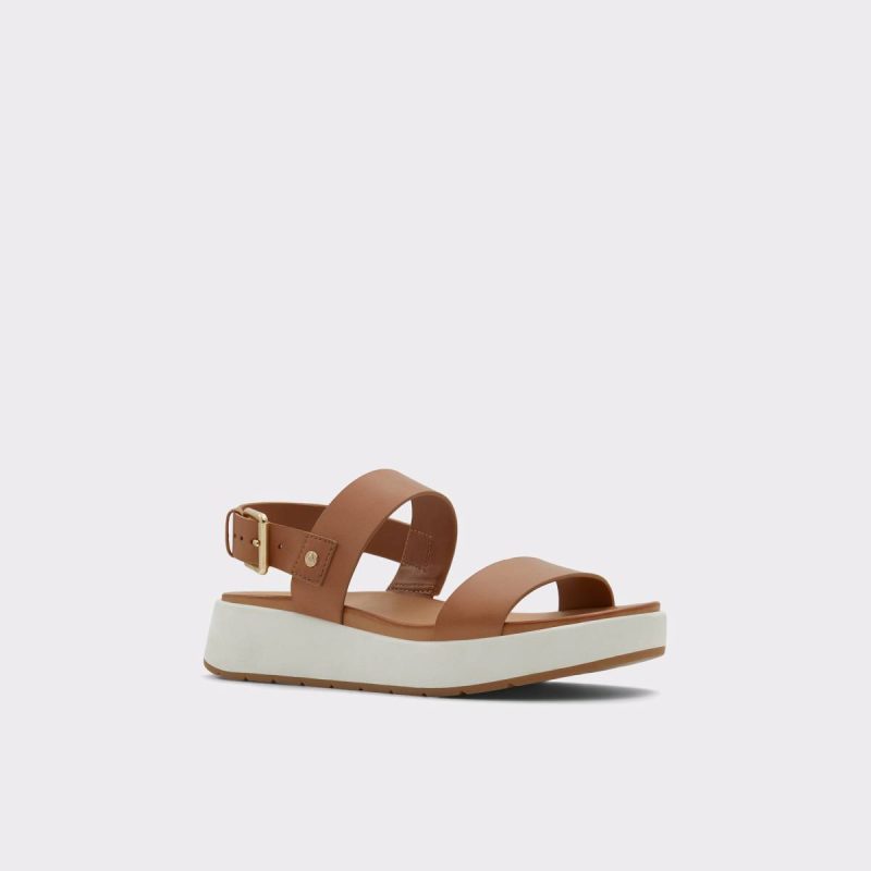 Silyia Dark Beige Women's Sandals Women Aldo Dark Beige Sandals - Image 4