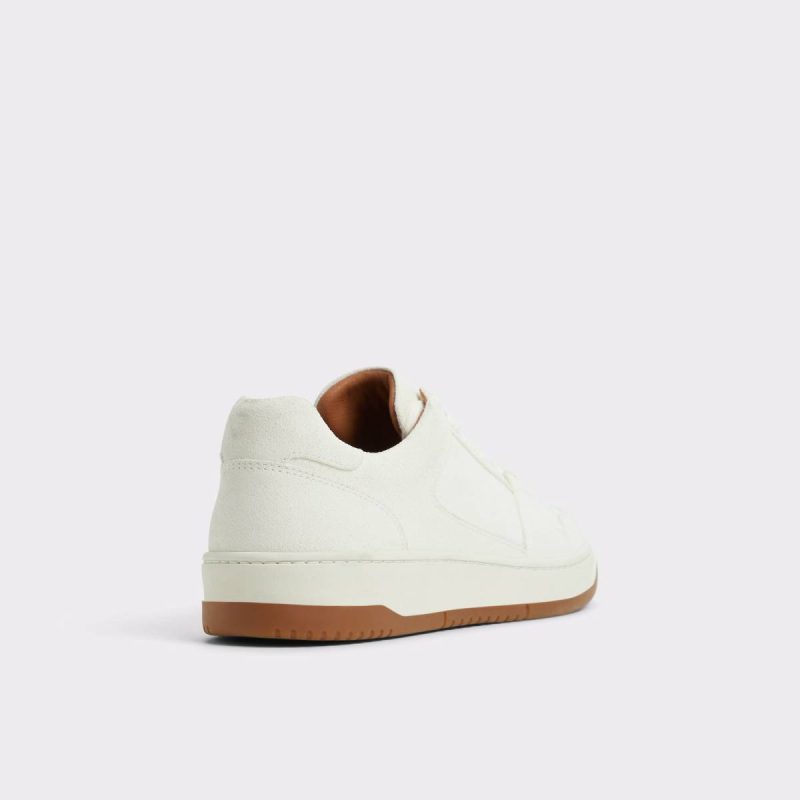 Sneakers Aldo Ludlow White Leather Suede Men's Low Top White Leather Suede Men - Image 3