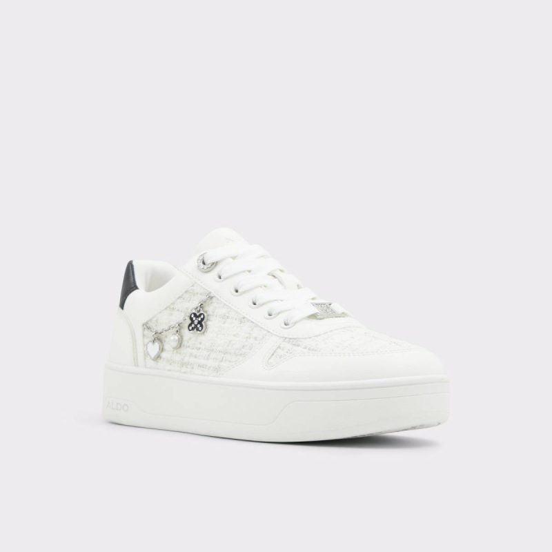 Sneakers White/Black Aldo Marisette White/Black Women's Low Top Sneakers Women - Image 5