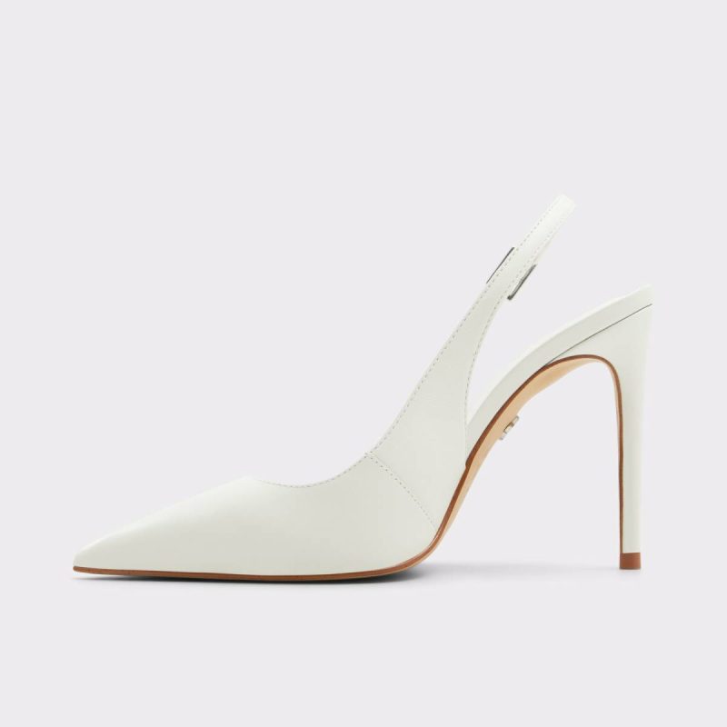 Stessysling White/Bone Women's Slingbacks Aldo White/Bone Heels Women - Image 3