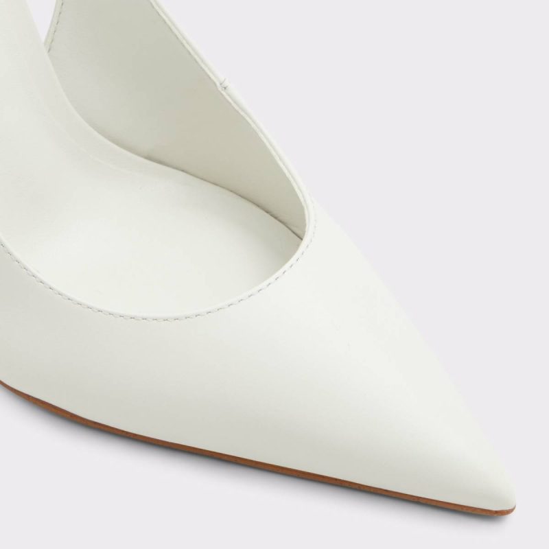 Stessysling White/Bone Women's Slingbacks Aldo White/Bone Heels Women - Image 5