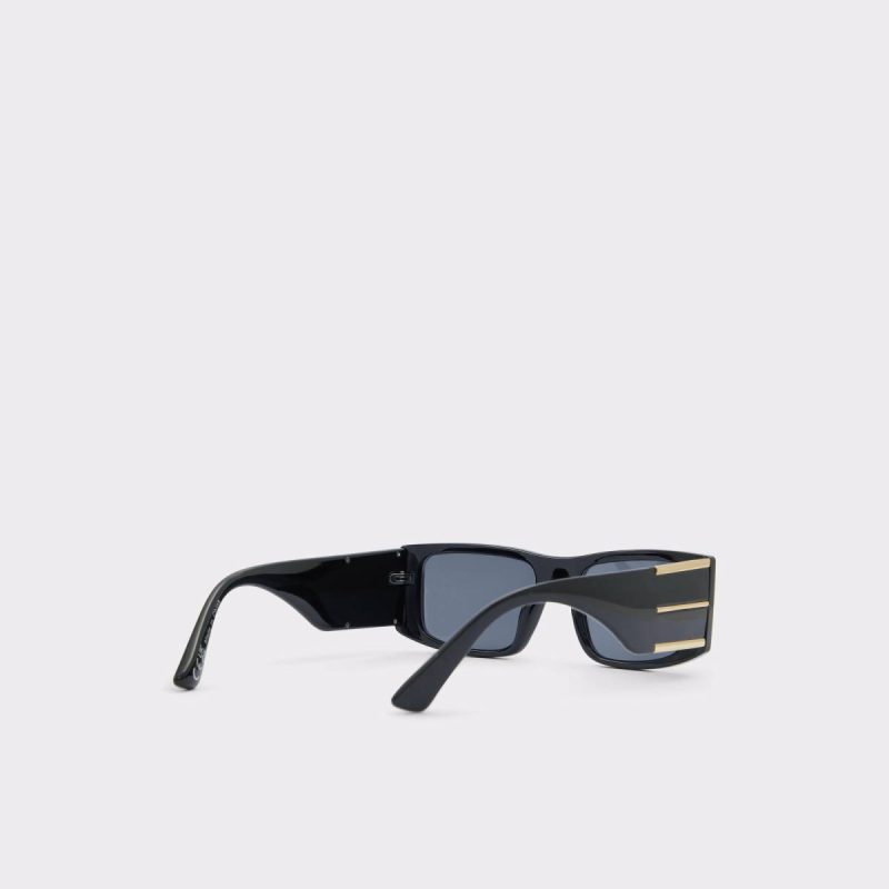 Sunglasses Aldo Men Black/Gold Multi Karski Black/Gold Multi Men's Rectangle - Image 3