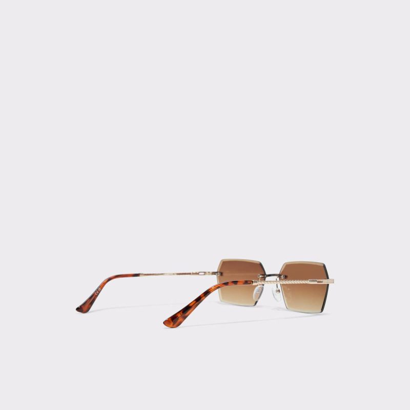 Sunglasses Gold Aldo Kaaolle Gold Men's Rectangle Men - Image 3
