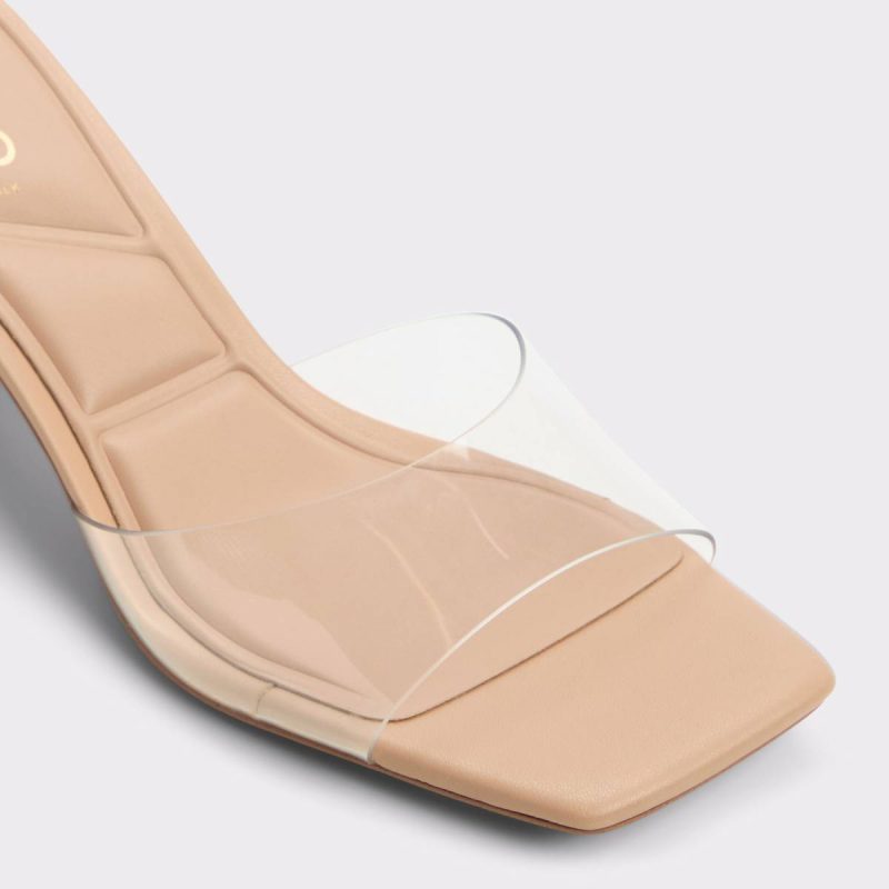 Tan Women Heels Enchanting-Xt Tan Women's Heeled Mules Aldo - Image 5