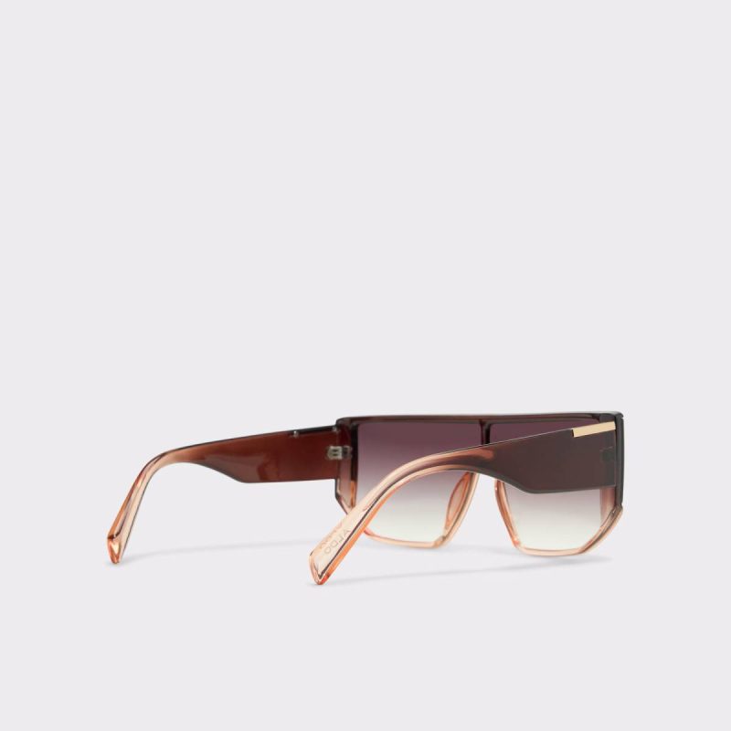 Thiedan Brown Women's Shield Women Sunglasses Brown Aldo - Image 3