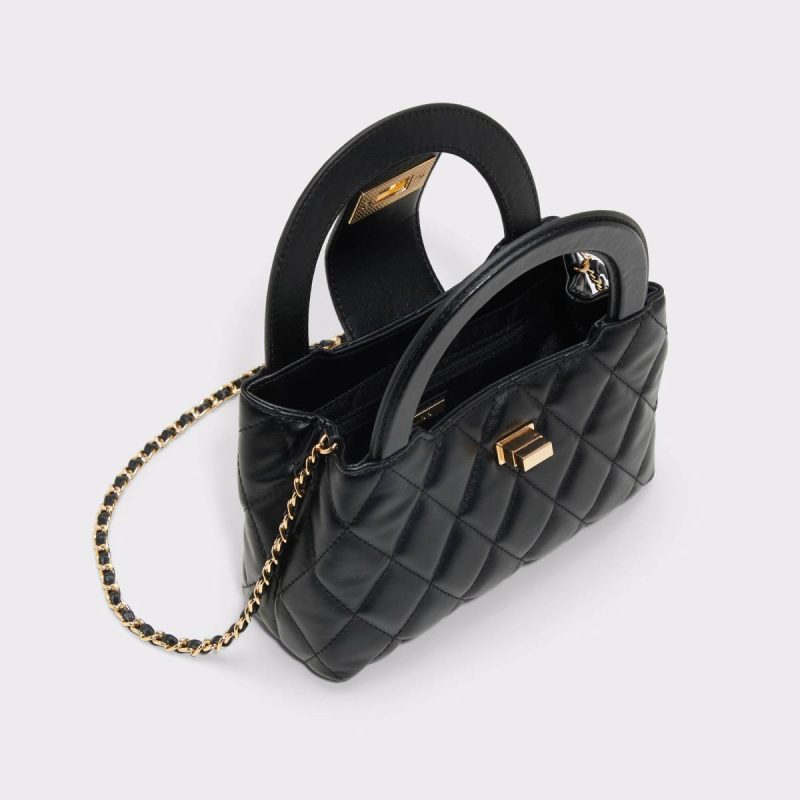 Top Handle Bags Women Aldo Black/Black Ellianaax Black/Black Women's Top Handle Bags - Image 4