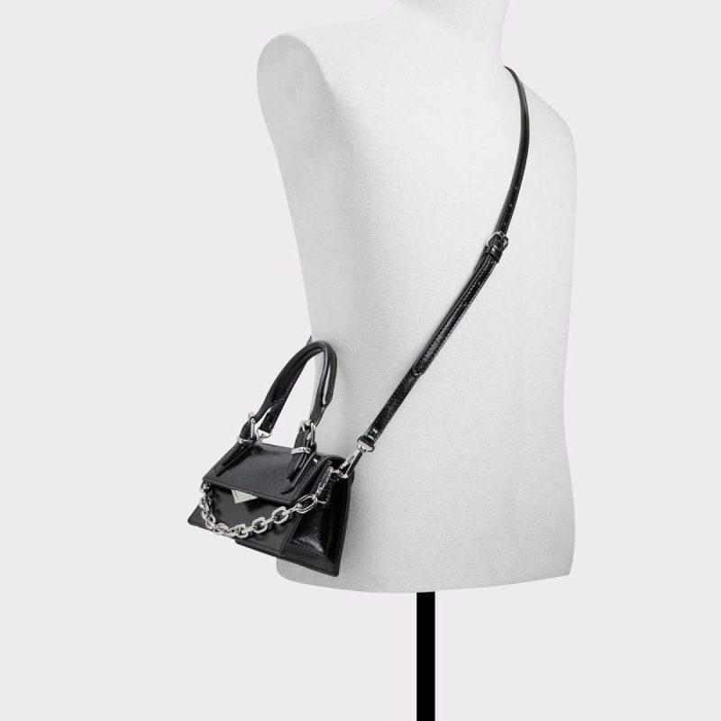 Top Handle Bags Women Dhelliax Open Black Women's Top Handle Bags Aldo Open Black - Image 4