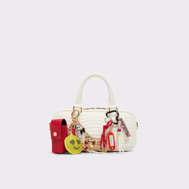 Top Handle Bags Women White Fareldenx White Women's Mini Bags Aldo