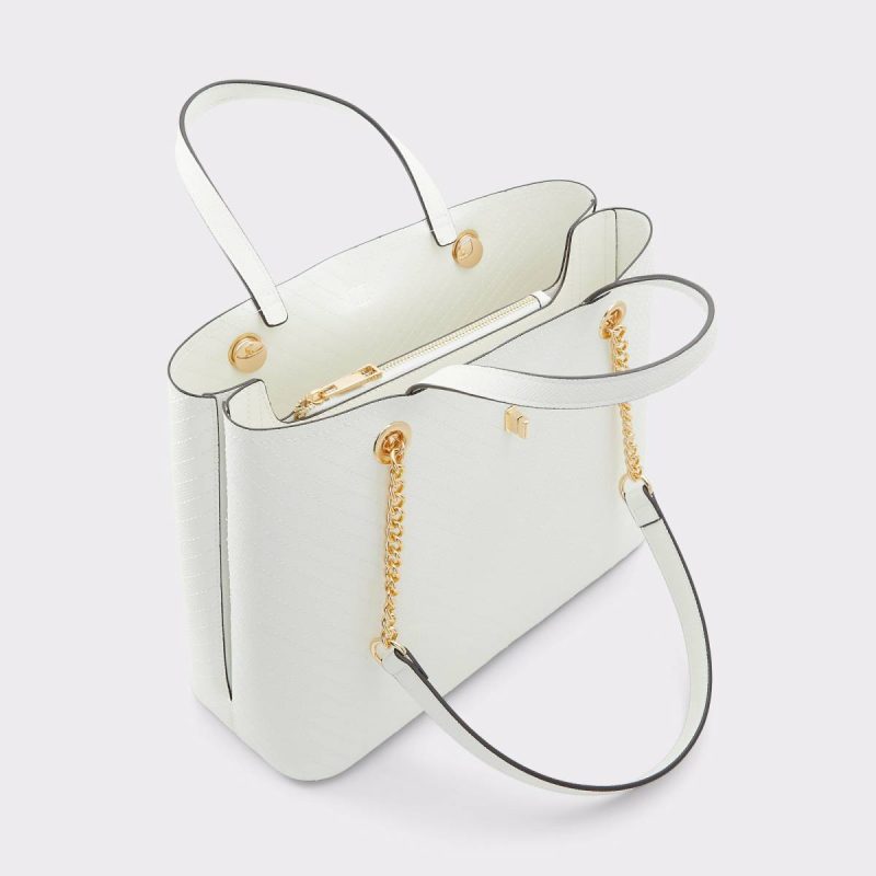 Tote & Satchel Bags Women Aldo White Iloronnx White Women's Tote & Satchel Bags - Image 3