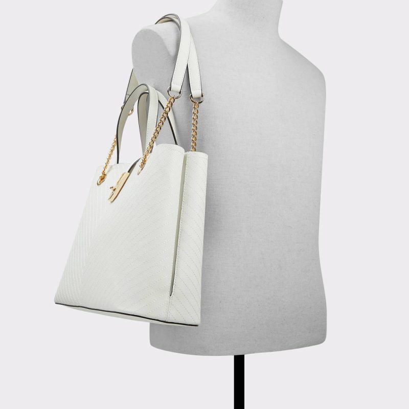 Tote & Satchel Bags Women Aldo White Iloronnx White Women's Tote & Satchel Bags - Image 4