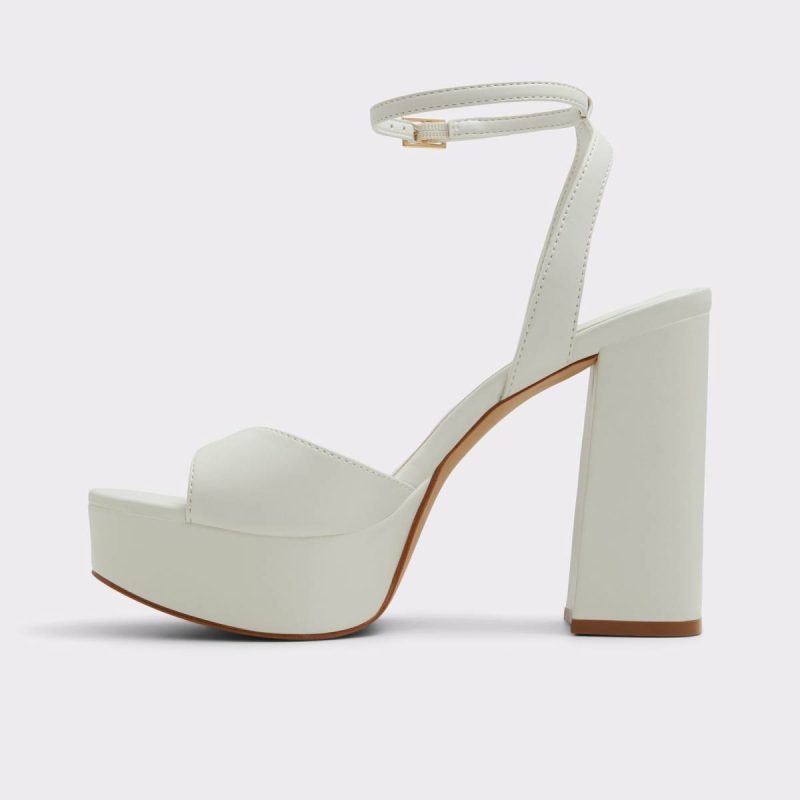 Valoria White Women's Platform Sandals White Women Sandals Aldo - Image 3