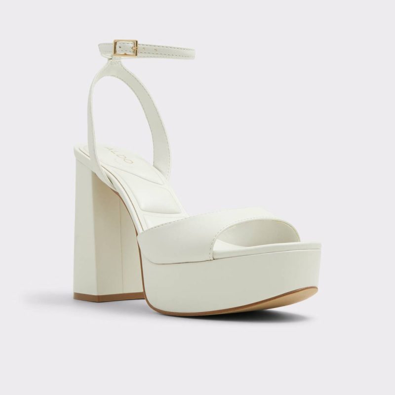 Valoria White Women's Platform Sandals White Women Sandals Aldo - Image 4