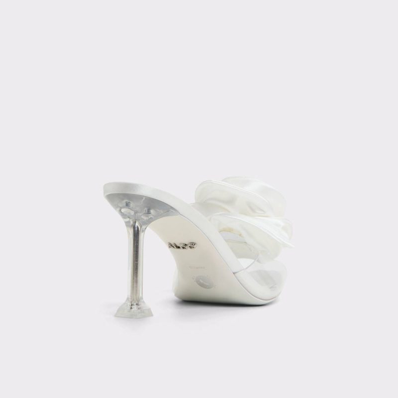 White Aldo Heels Women Cinderellamule White Women's Disney - Image 3