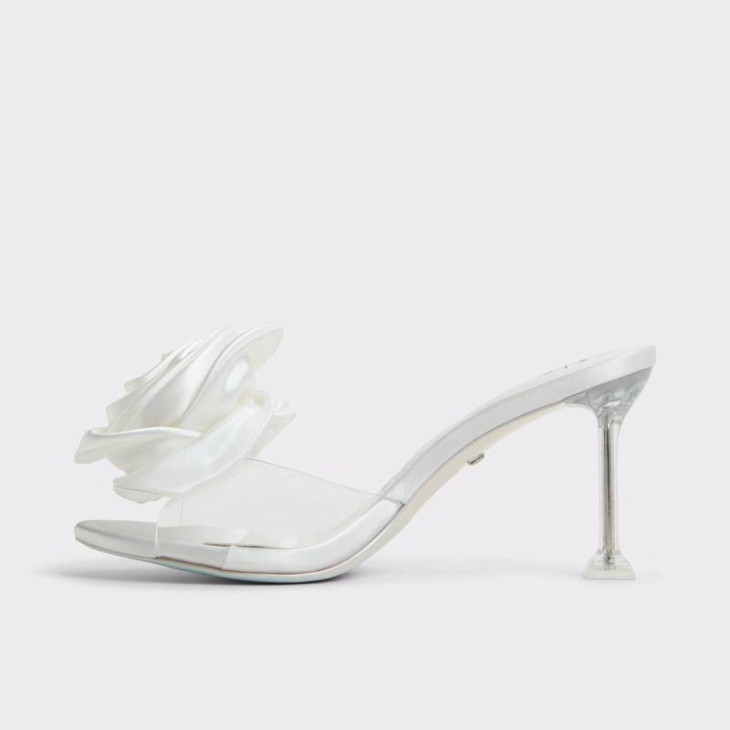 White Aldo Heels Women Cinderellamule White Women's Disney - Image 4