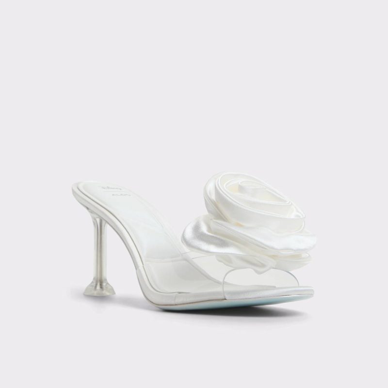 White Aldo Heels Women Cinderellamule White Women's Disney - Image 5