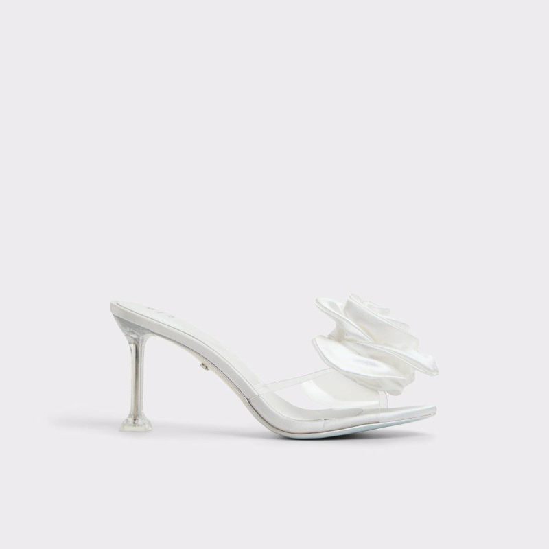 White Aldo Heels Women Cinderellamule White Women's Disney