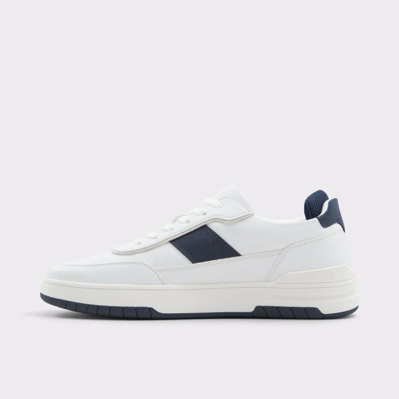 White Aldo Sneakers Men Creed White Men's Low Top - Image 3