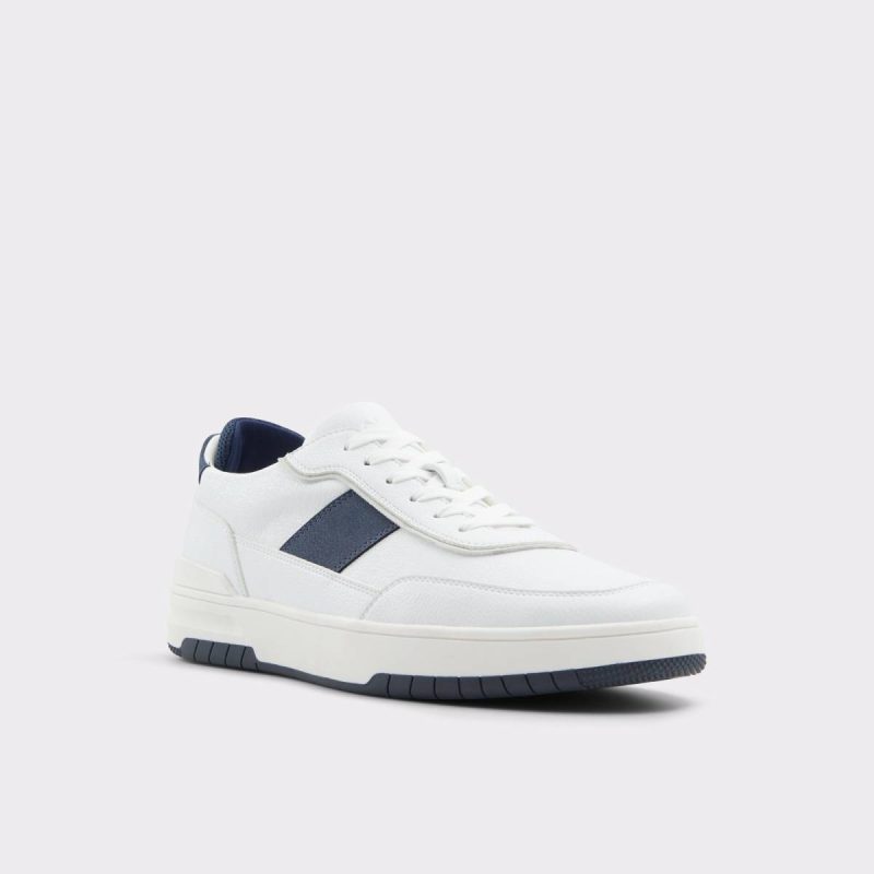 White Aldo Sneakers Men Creed White Men's Low Top - Image 4