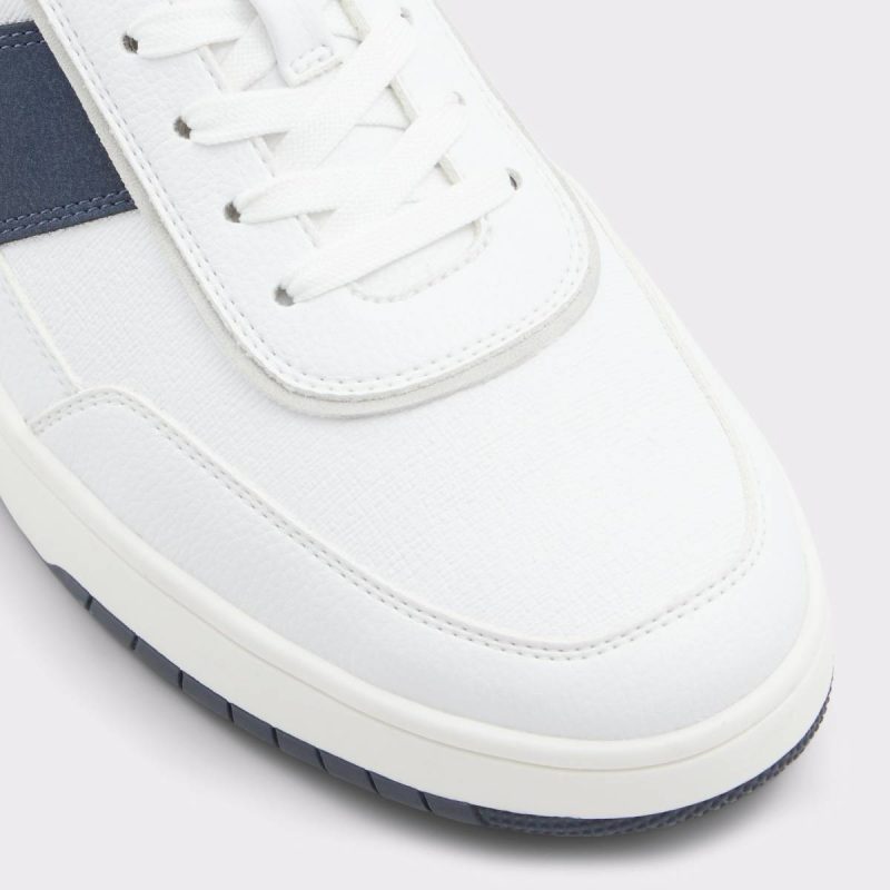 White Aldo Sneakers Men Creed White Men's Low Top - Image 5