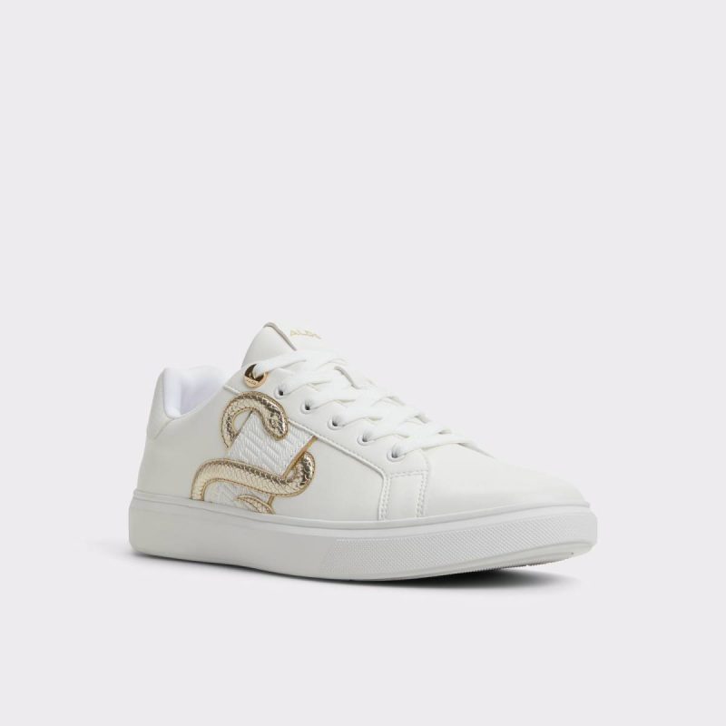 White Aldo Sneakers Slither White Men's Low Top Men - Image 4
