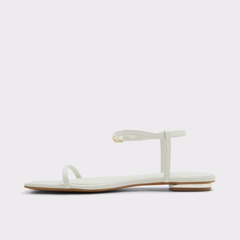 White/Bone Aldo Women Sandals Darlena White/Bone Women's Flat Sandals - Image 3