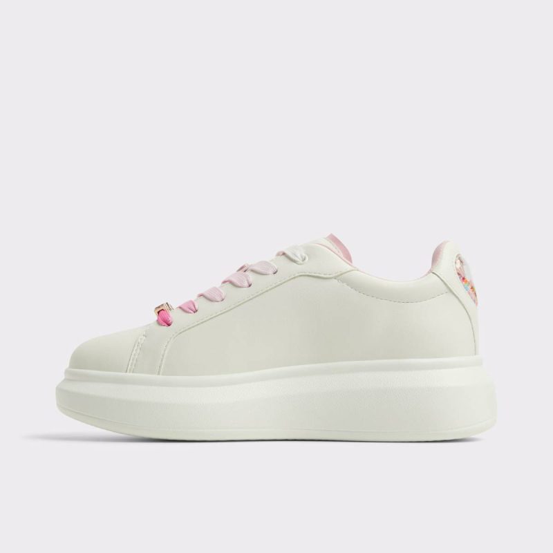White Combo Aldo Sneakers Women Claudie White Combo Women's Platform And Wedge Sneakers - Image 3
