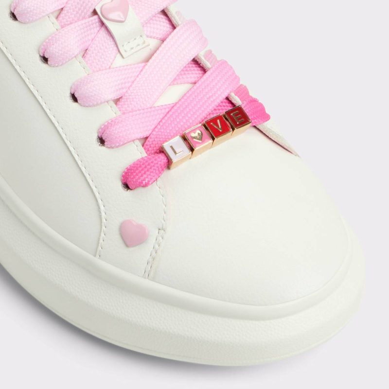 White Combo Aldo Sneakers Women Claudie White Combo Women's Platform And Wedge Sneakers - Image 5