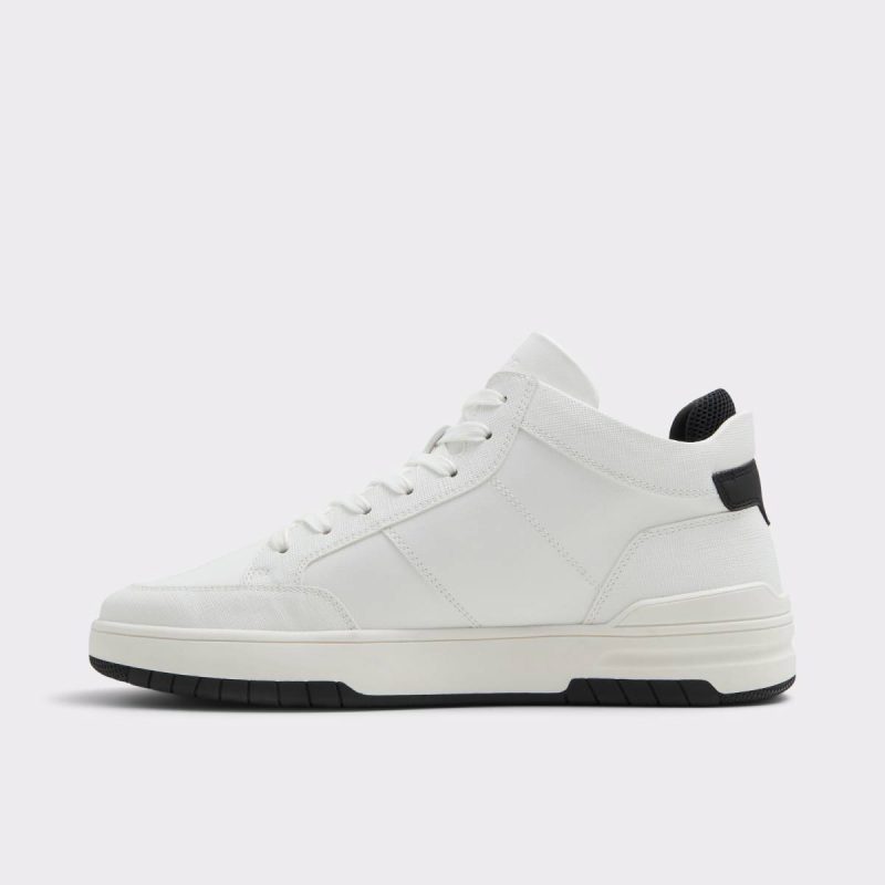 White Men Victor White Men's High Top Sneakers Aldo - Image 3