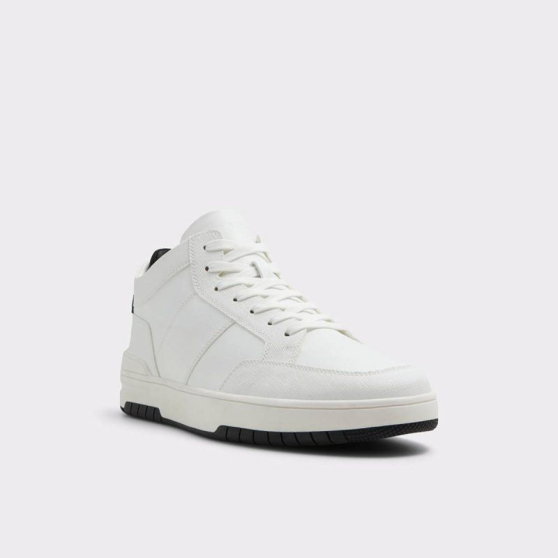 White Men Victor White Men's High Top Sneakers Aldo - Image 4