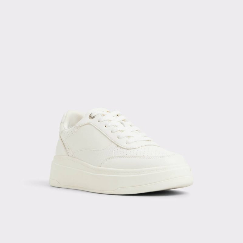 White Women Aldo Sneakers Jaylla White Women's Low Top Sneakers - Image 4