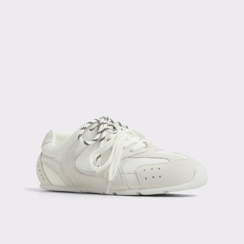 Women Aldo Adrelia White/Bone Women's Low Top Sneakers White/Bone Sneakers - Image 4