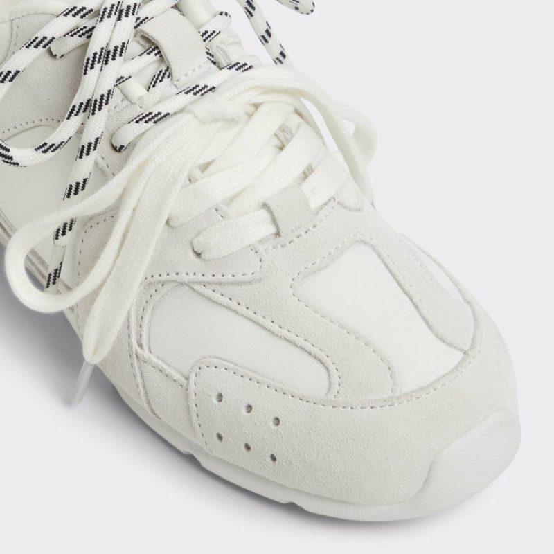 Women Aldo Adrelia White/Bone Women's Low Top Sneakers White/Bone Sneakers - Image 5