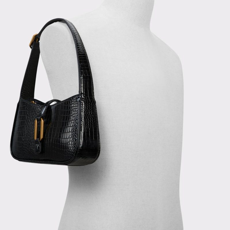 Women Aldo Aubrielx Black Overflow Women's Shoulder Bags Shoulder Bags Black Overflow - Image 4