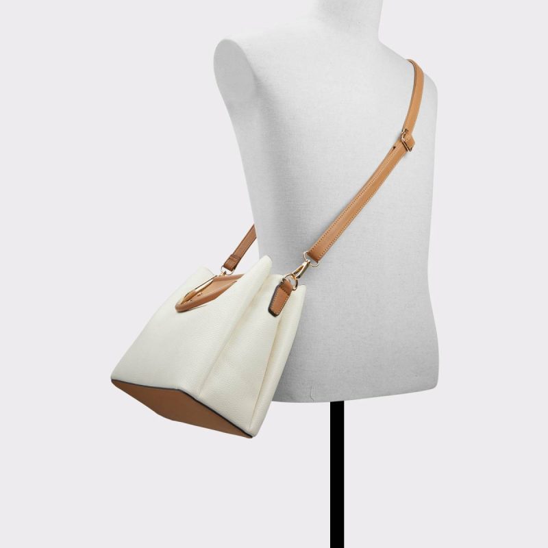 Women Aldo Beige Overflow Tote & Satchel Bags Sloanaax Beige Overflow Women's Tote & Satchel Bags - Image 5
