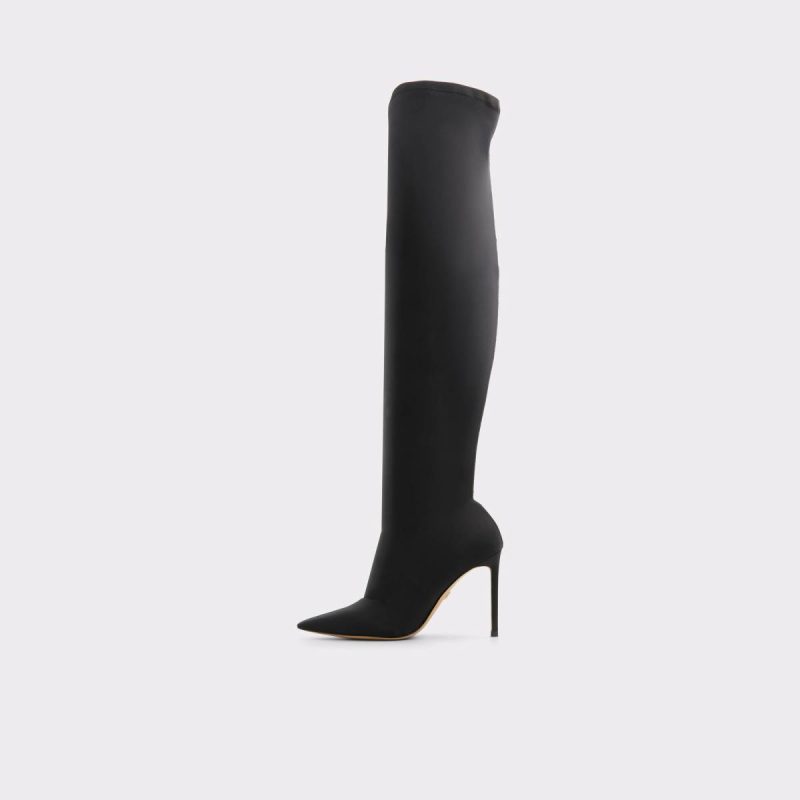 Women Aldo Black Boots Venetia Black Women's Tall Boots - Image 3