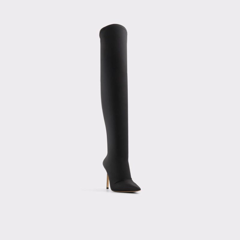 Women Aldo Black Boots Venetia Black Women's Tall Boots - Image 4