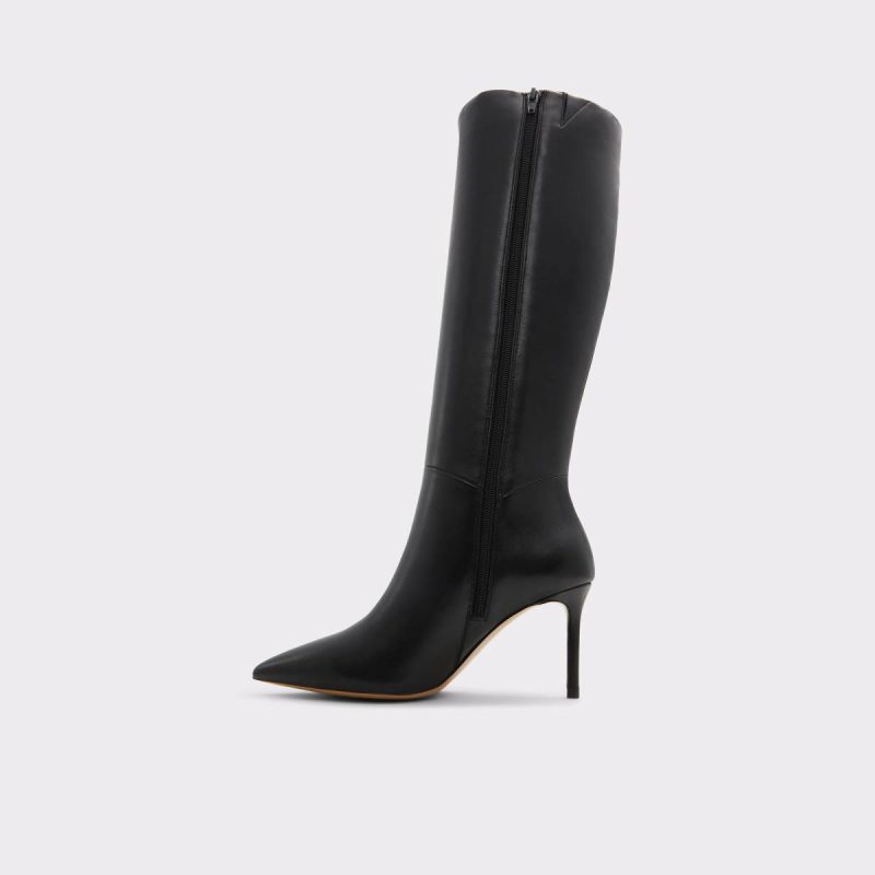 Women Aldo Boots Black Laroche Black Women's Tall Boots - Image 3